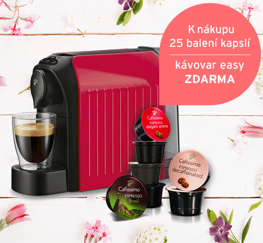 Kávovar zdarma k nákupu kapslí