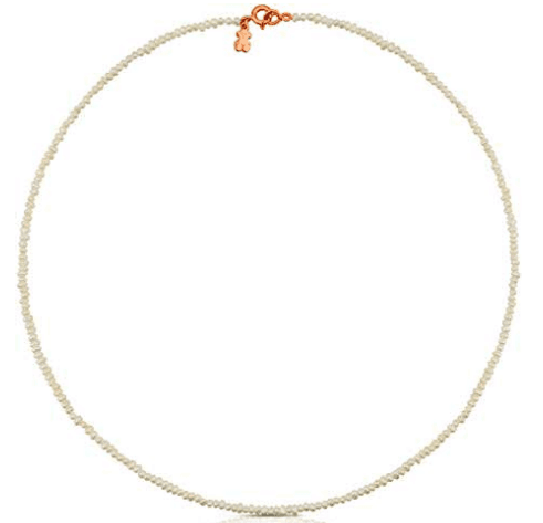 Stříbrný náhrdelník s perlami Tous