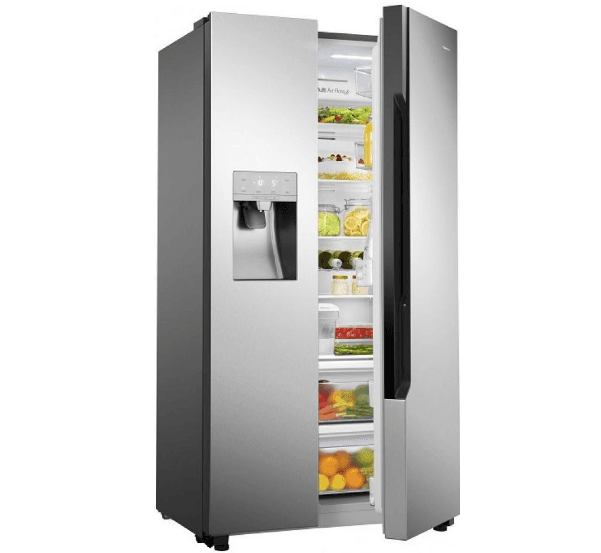 Americká lednice Hisense, A++, 535 l, led