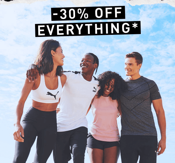 PUMA - extra sleva 30% na vše 