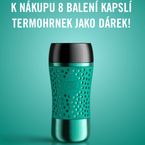 Termohrnek zdarma k nákupu kapslí 