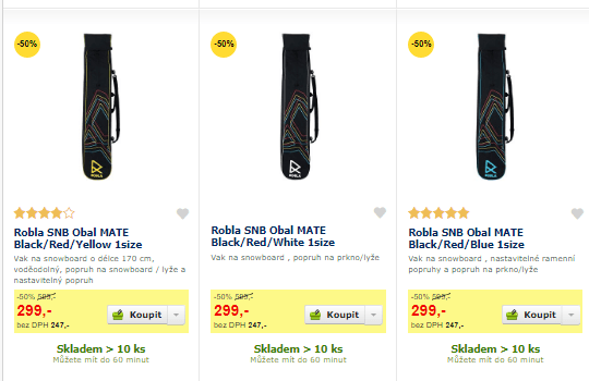 SNB obal Robla MATE, do 170 cm