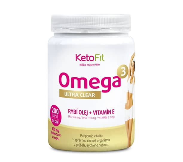 Ultra rybí olej KetoFit Omega 3 200 kapslí