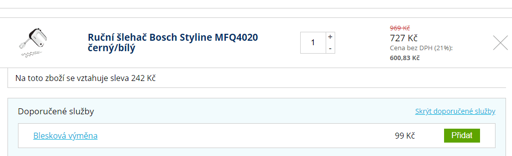 Ruční šlehač Bosch Styline + hnětení