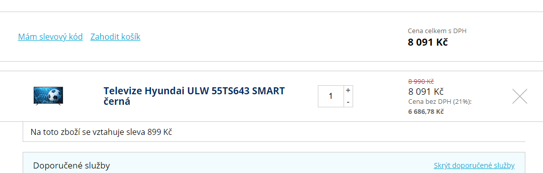 Ultra HD Smart TV, HDR, 139cm, Hundai