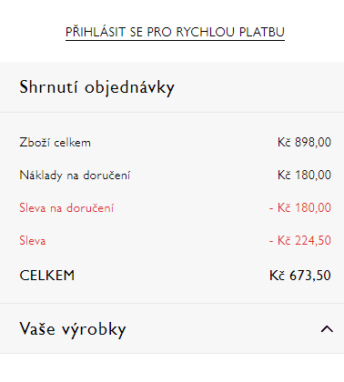 Sleva 50% na druhý hedvábný kus