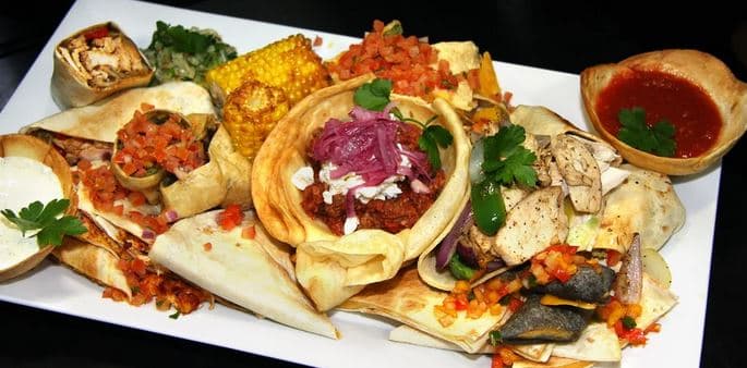 Tříchodové menu v mexické restauraci