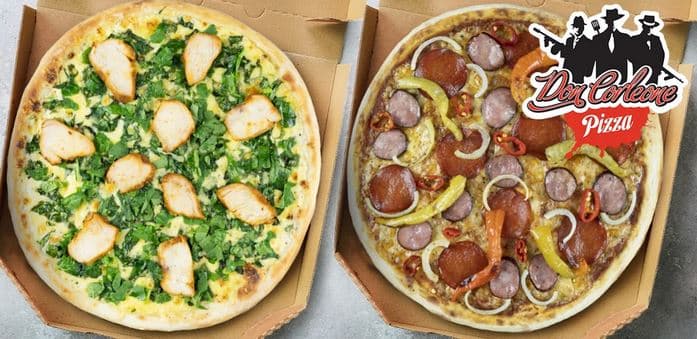 1 pizza (⌀ 24 cm) dle výběru 