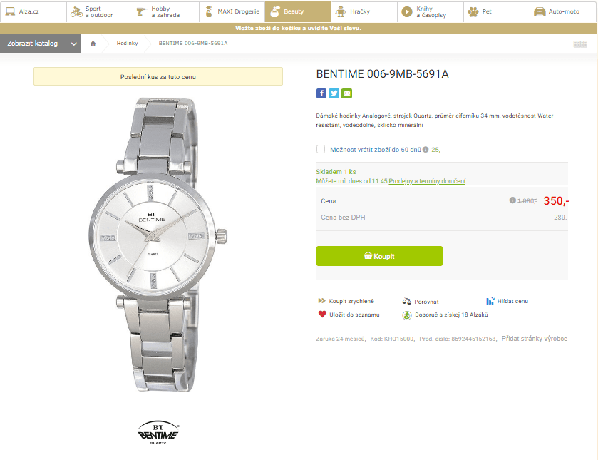 Dámské hodinky Bentime 006-9MB-5691A