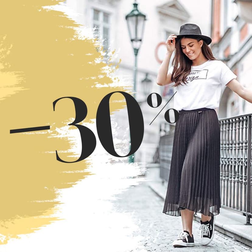 Sleva 30% na novinky + doprava zdarma