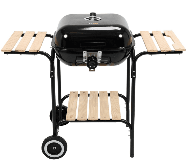 Gril na dřevěné uhlí 46x46cm