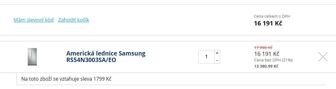 Americká lednice Samsung, no frost