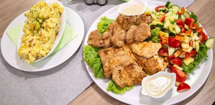 Steak menu z grilu pro 2–3 osoby