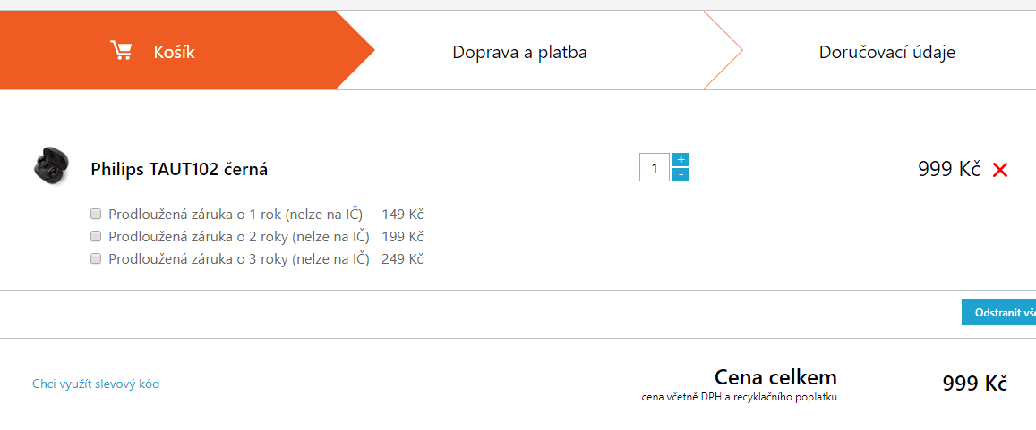BT sluchátka Philips