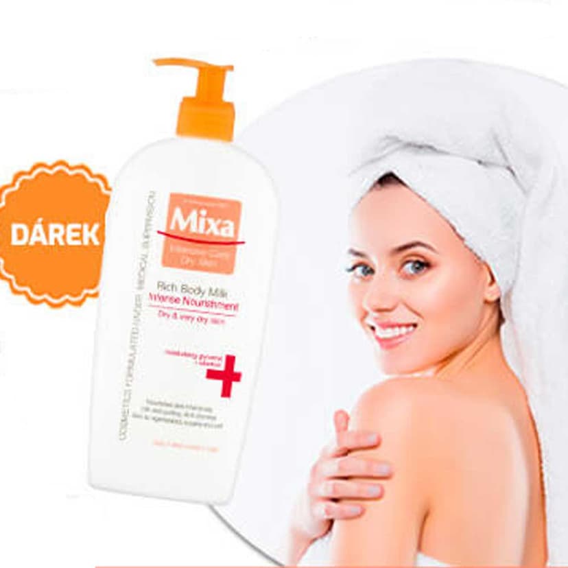 Dárek zdarma k nákupu Mixa a Garnier