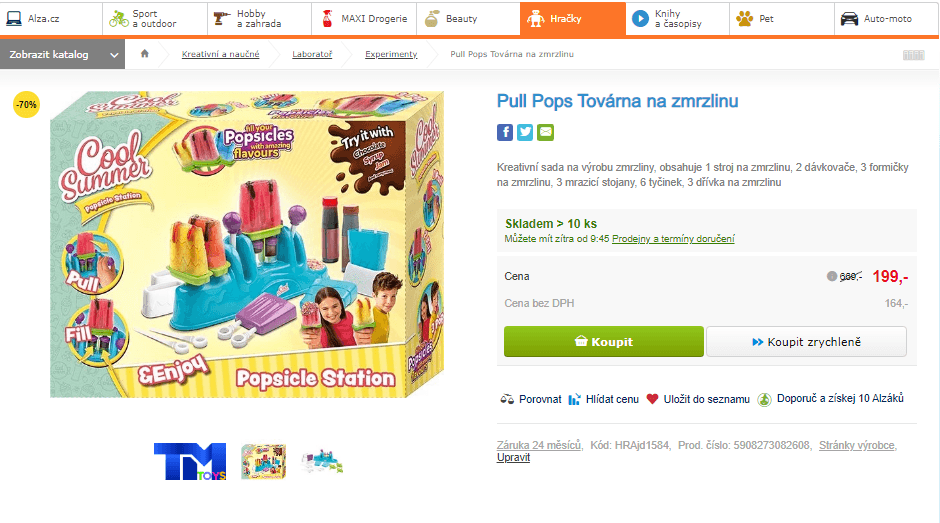 Továrna na zmrzlinu Pull Pops