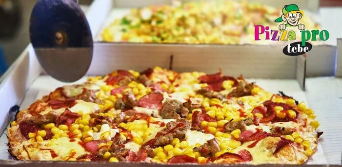 Dvě poctivé pizzy podle výběru s rozvozem