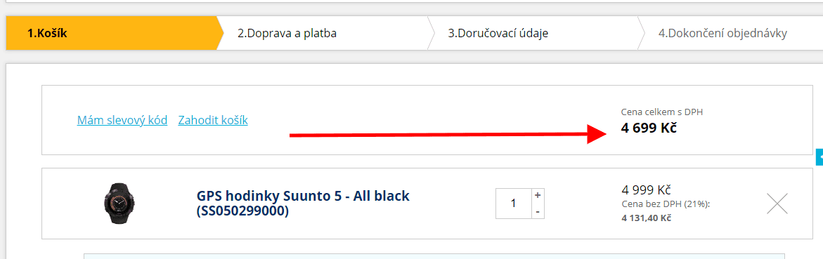 Chytré sportovní hodinky Suunto 5 All