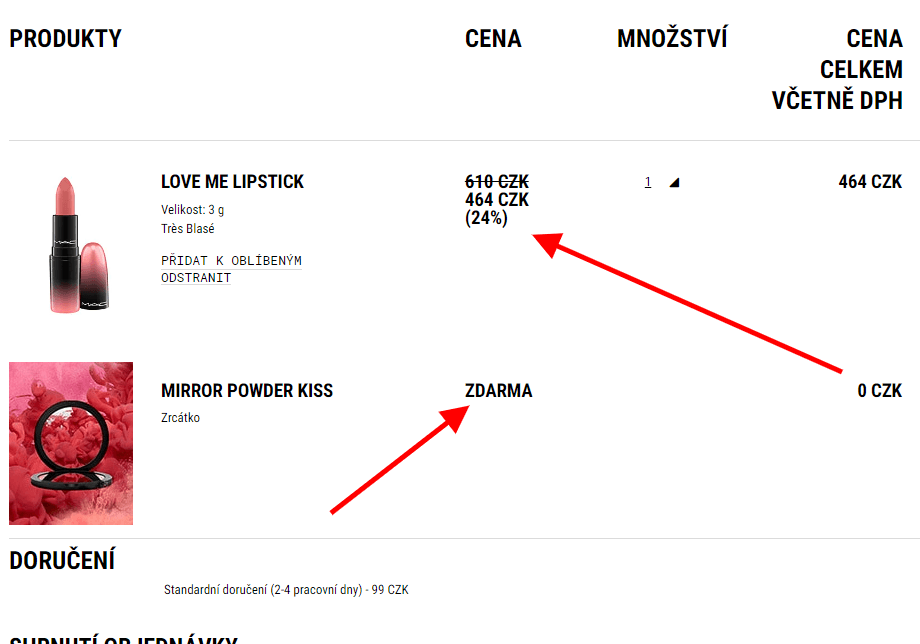 MacCosmetics - sleva 24% na vše