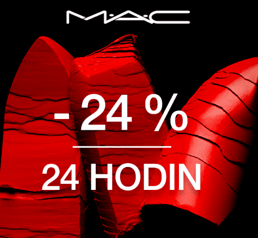 MacCosmetics - sleva 24% na vše