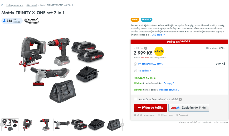 Set Matrix TRINITY X-ONE 7 in 1