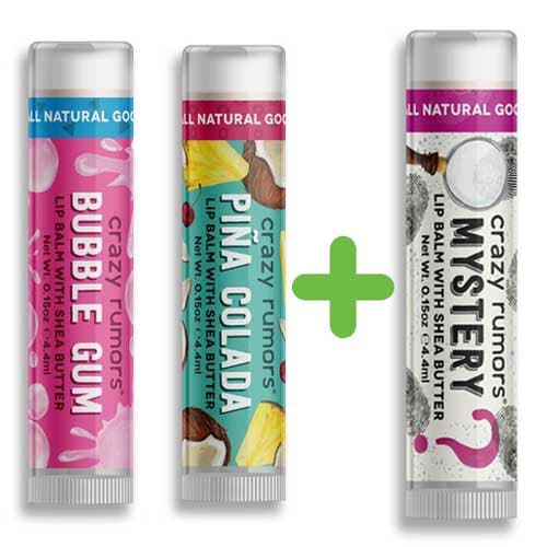 Veganské balzámy na rty Crazy Rummors
