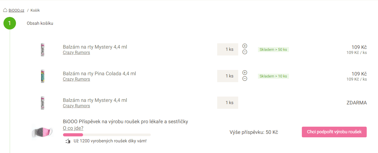 Veganské balzámy na rty Crazy Rummors