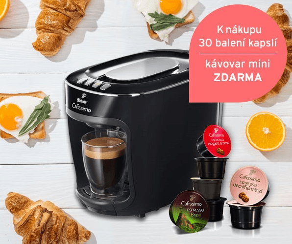 Kávovar zdarma k nákupu kapslí