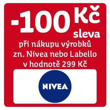 Sleva 100 Kč na zn. Nivea a Labello