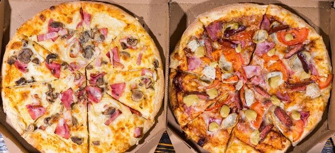 2 pizzy s rozvozem domů či s sebou