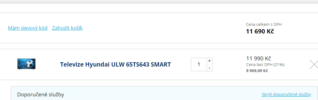 Ultra HD Smart TV, HDR, 165cm, Hyundai