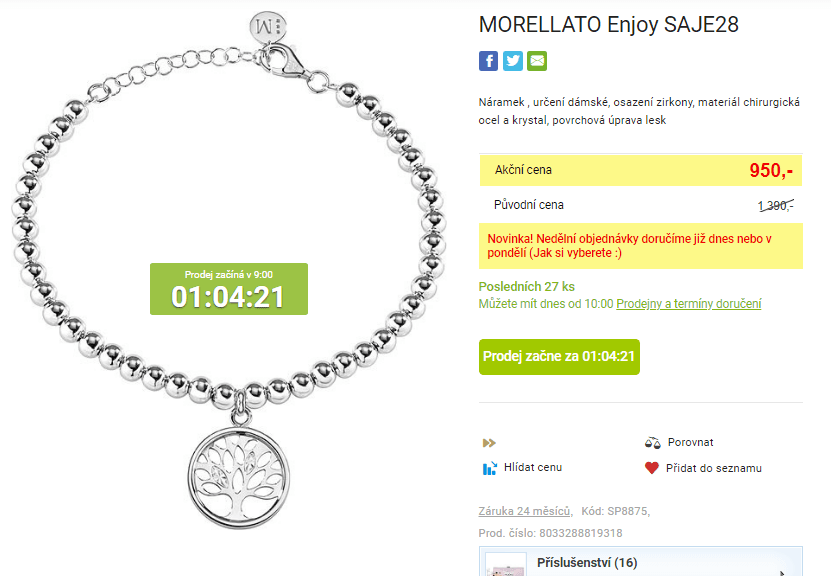 Dámský náramek MORELLATO Enjoy 