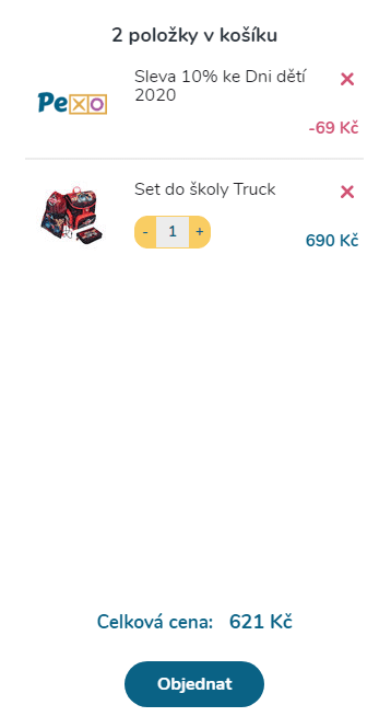 Školní set Bambino Truck, 1. stupeň