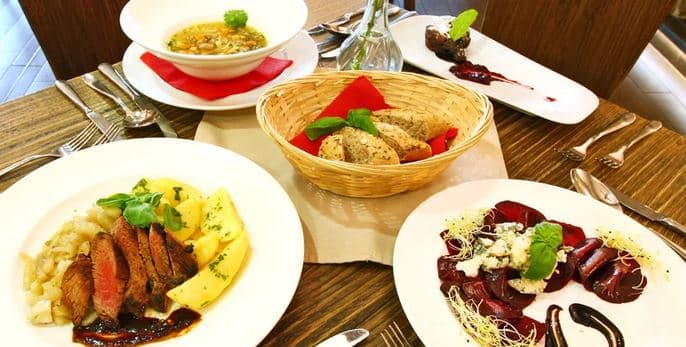 4chodové menu pro 2 osoby