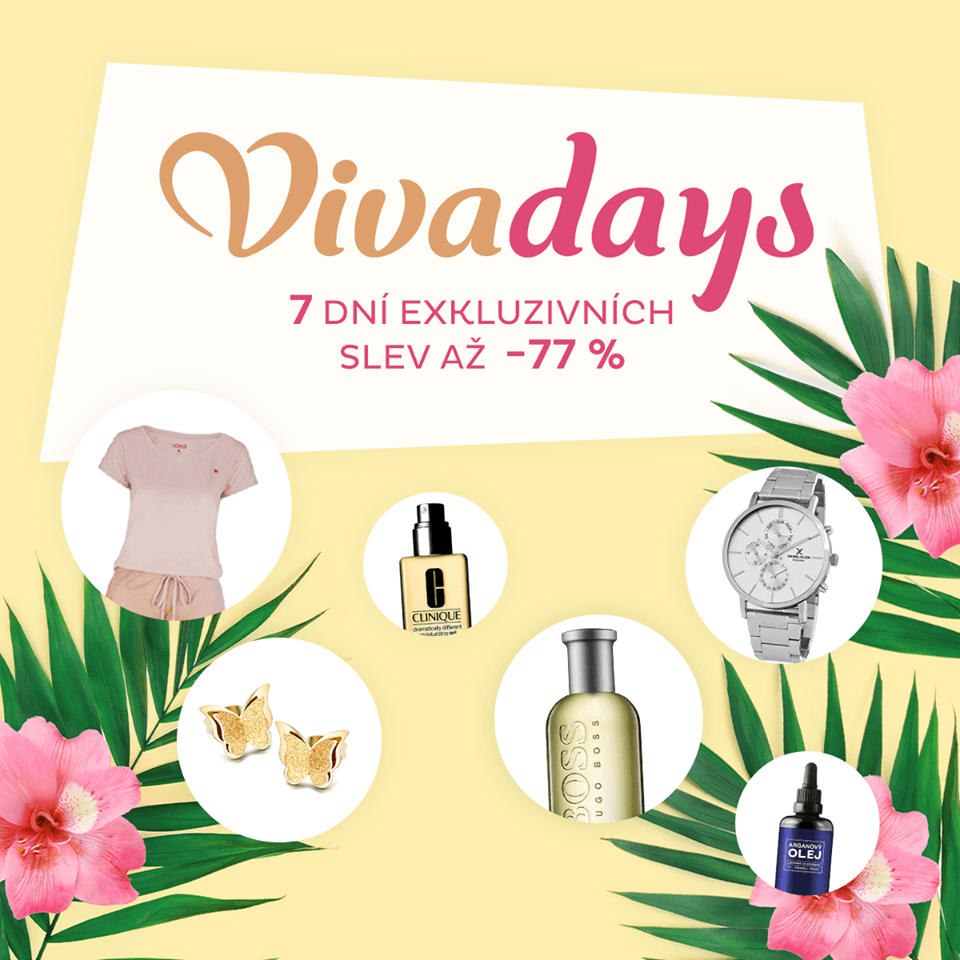 Vivadays - každý den nové slevy až -77%