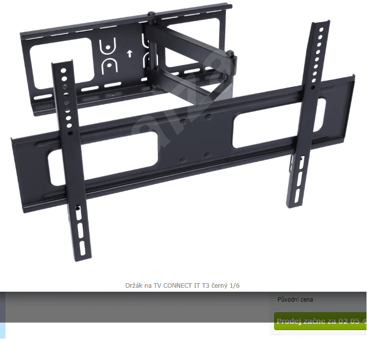 Držák na TV Connect IT, do 70", pohyblivý