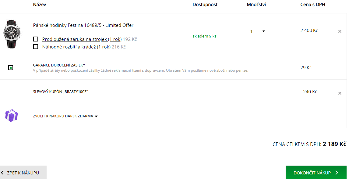 Pánské hodinky Festina Chronograph 