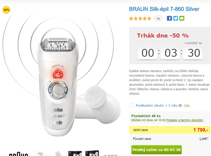 Epilátor BRAUN Silk-épil 7