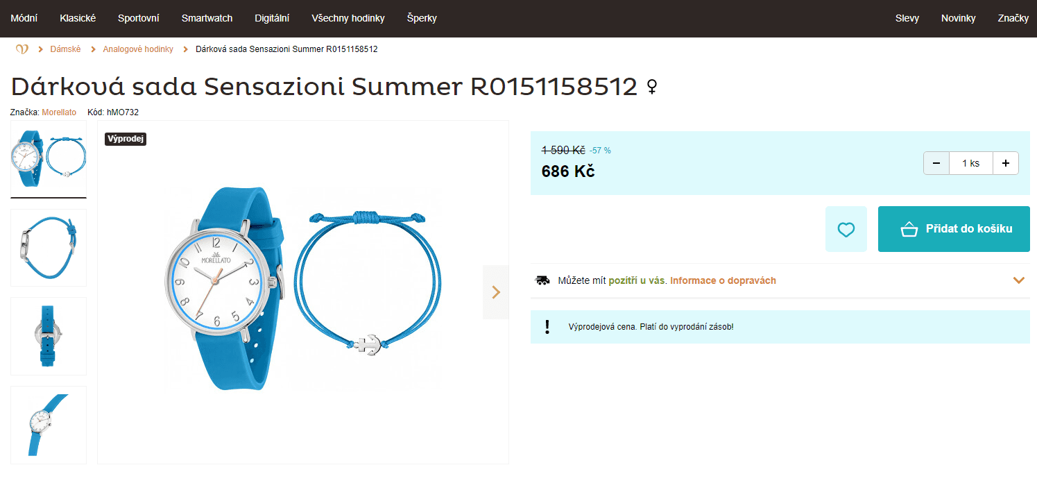 Dárková sada Morellato Sensazioni Summer