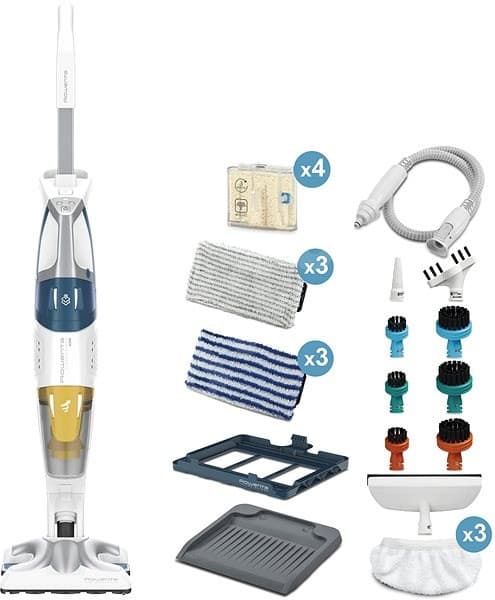 Tyčový vysavač Rowenta, parní čistič 