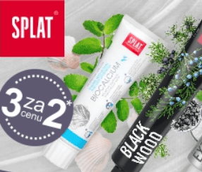 Akce 2+1 zdarma na značku SPLAT