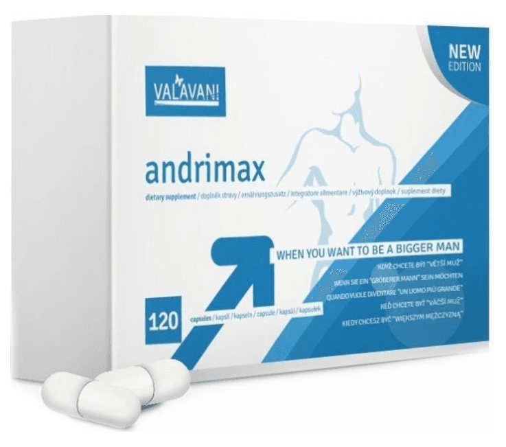 Akce 2+1 zdarma Andrimax 120 kapslí