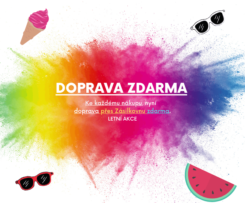 Doprava zdarma na vše přes Zásilkovnu