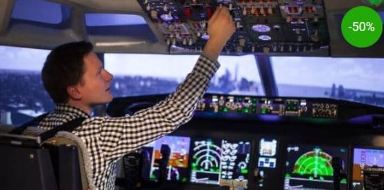 Zažijte let jako v opravdové pilotní kabině