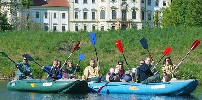 Celodenní vodácký výlet po řece Moravě