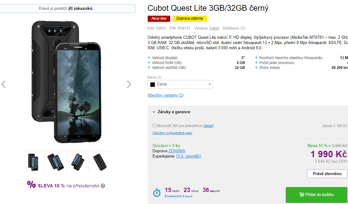 Cubot, 4x 2GHz, 3GB RAM, 5", LTE