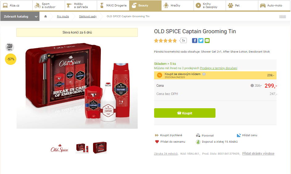 Pánská kosmetická sada Old Spice