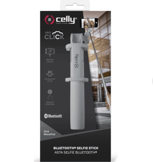 BT selfie tyč Celly, do 6,2", 60 cm