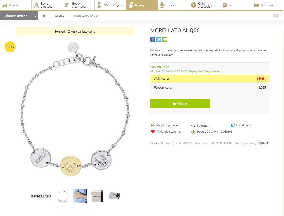 Dámský náramek Morellato AHQ06