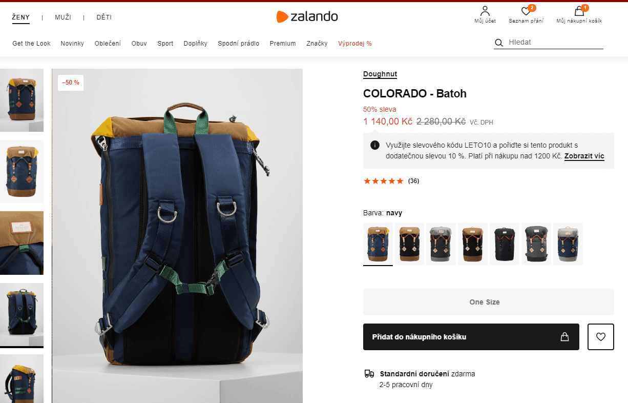 Batoh Doughnut Colorado, 21 litrů
